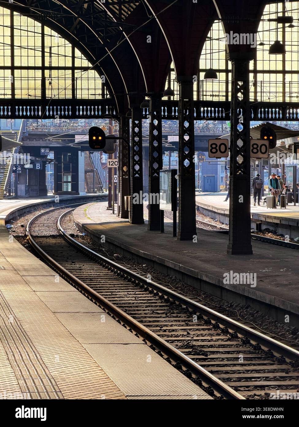 Kopenhagen Hauptbahnhof, Kopenhagen, Dänemark. Stockfoto