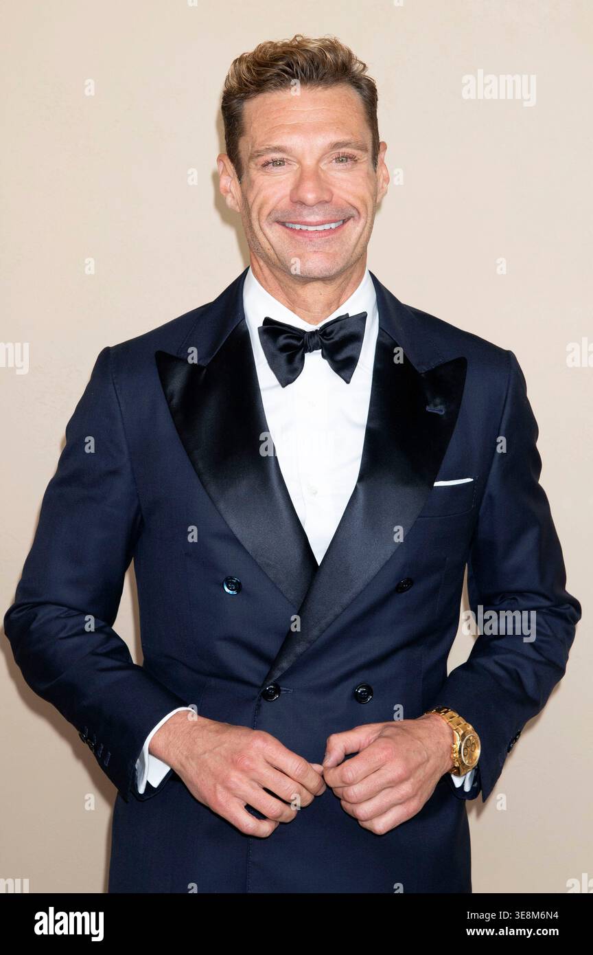 Ryan Seacrest bei der New York Gala Screening des Dokumentarfilms „Brunello: The Gracious Visionary/Brunello, the höfliche Visionary“ im David H. Koch Theater. New York, 14. April 2026 Stockfoto