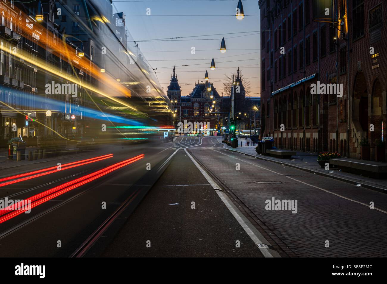 Amsterdam at Dawn, Amsterdam, Niederlande Stockfoto