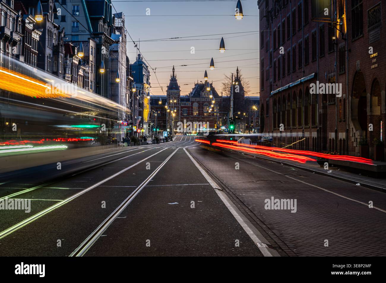 Amsterdam at Dawn, Amsterdam, Niederlande Stockfoto