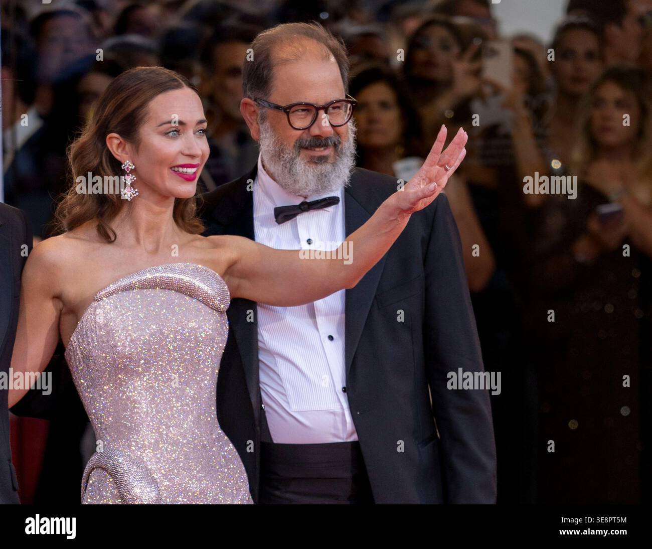 Lido di Venezia, Italien, 1. September 2025 - Emily Blunt nimmt an dem Filmfestival „The Smashing Machine“ Teil – Foto: Martina Dal Piano Stockfoto