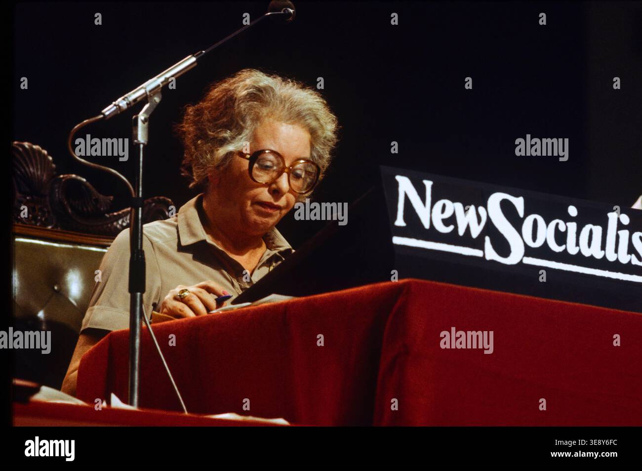 Judith Hart auf der Labour Party-Konferenz im September 1981 Stockfoto