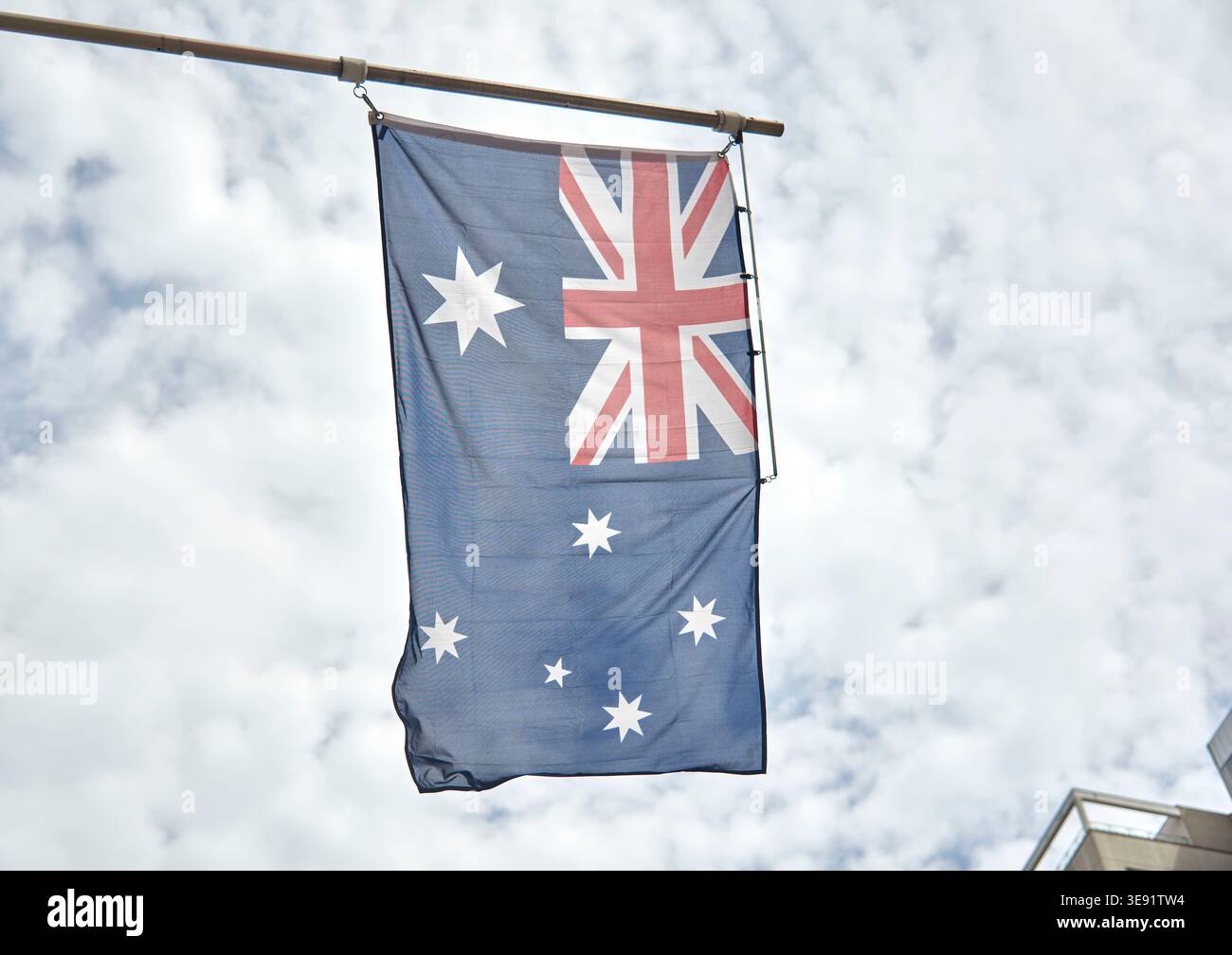 Australische Flagge Stockfoto