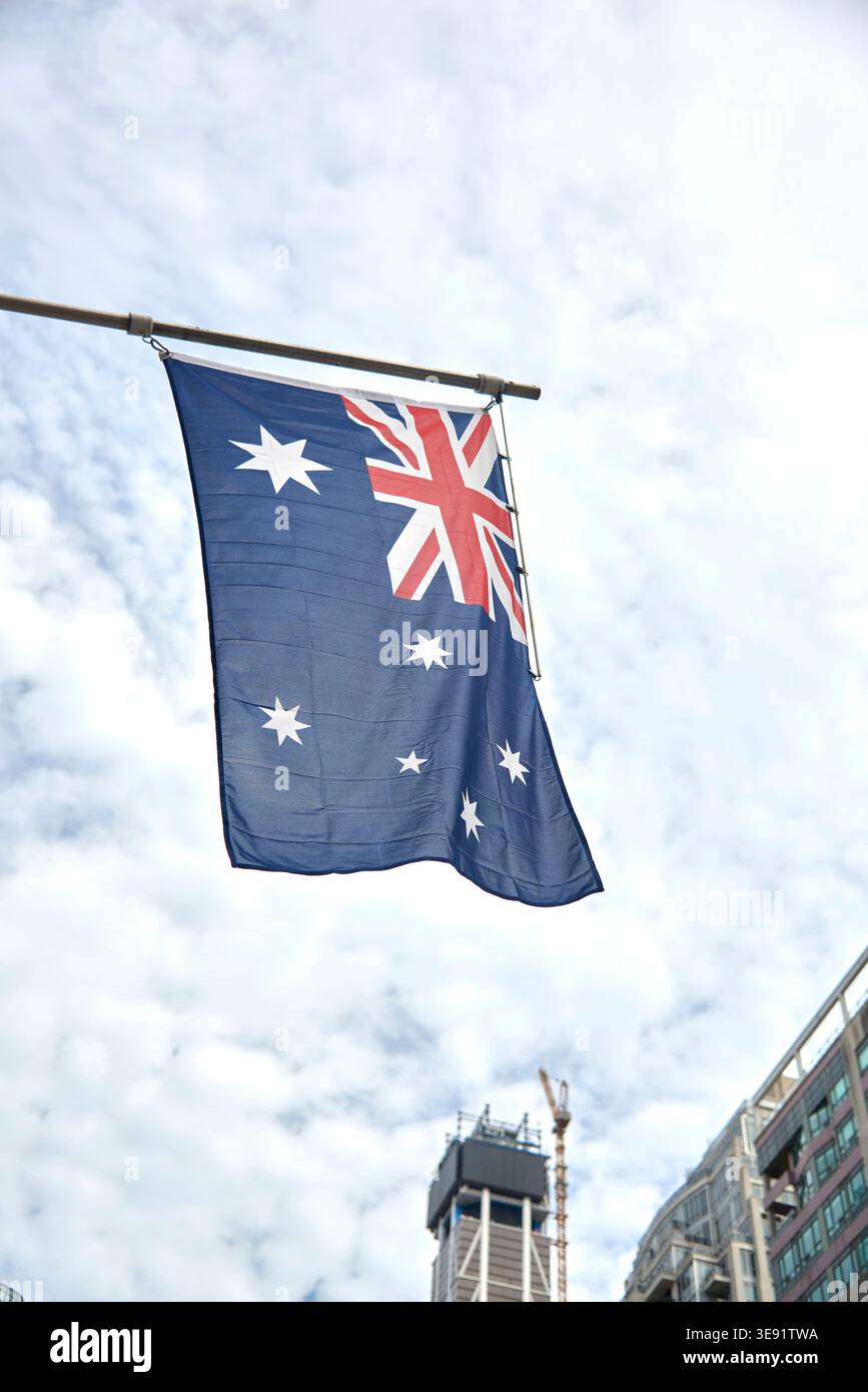 Australische Flagge Stockfoto