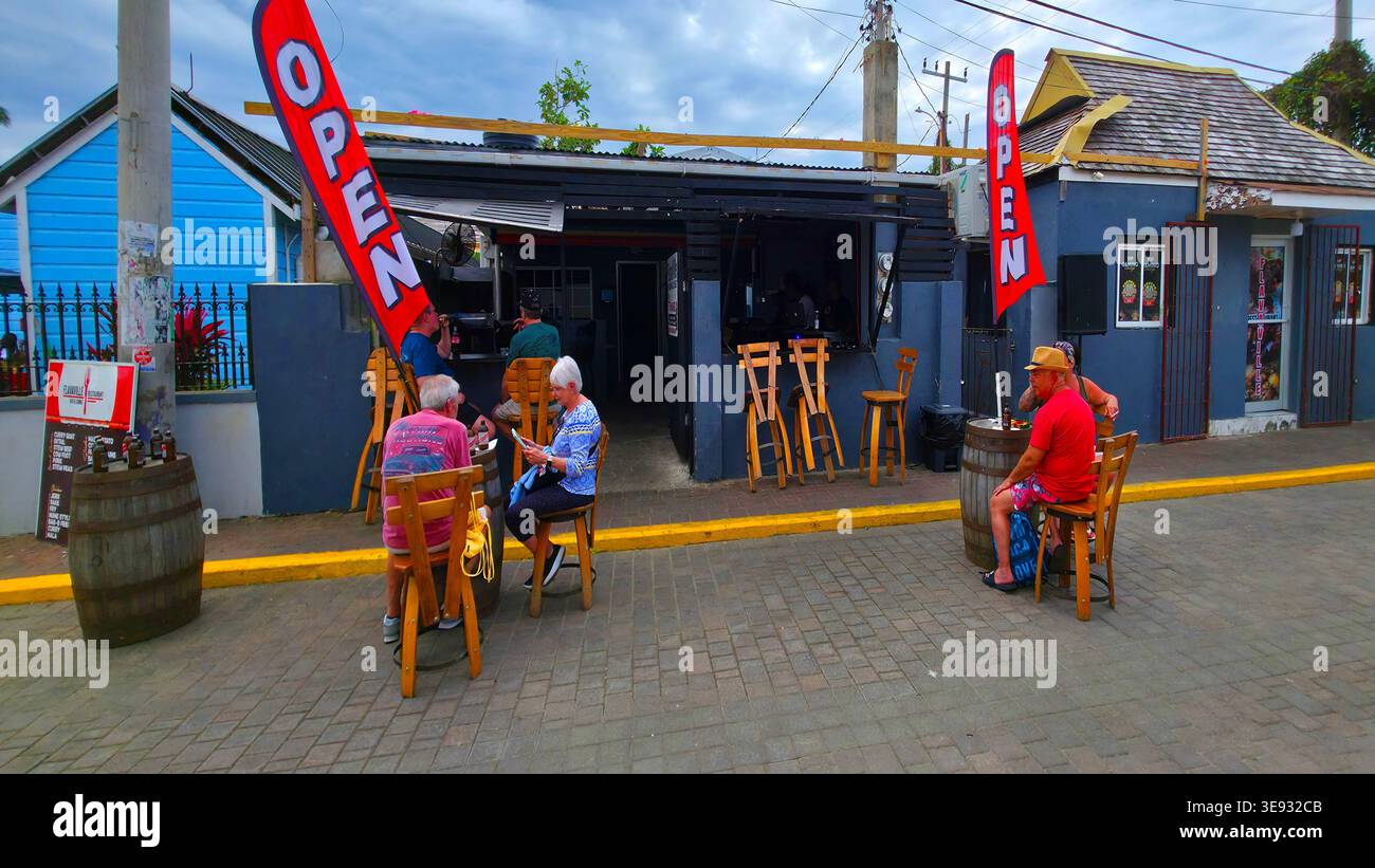 Local Bar Falmouth Jamaika souveräne Inselnation in der Karibik und Mitglied des britischen Commonwealth. 03.01.26 Stockfoto