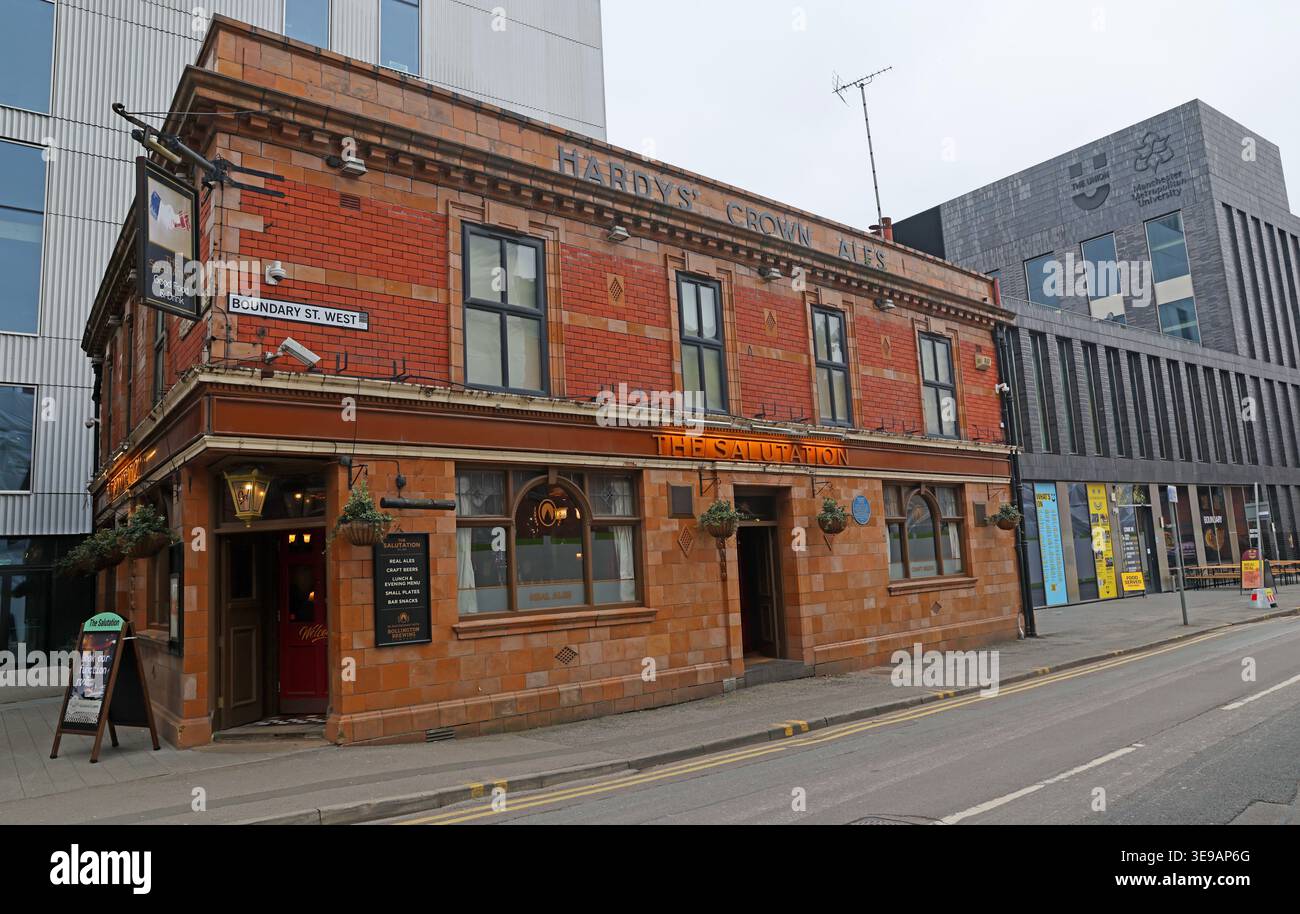 The Salutation, 12 Higher Chatham Street, Manchester, M15 6ED, Manchester, England, UK. Stockfoto