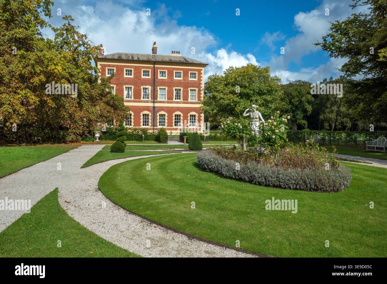 Lytham Hall; Gardens; Lancashire; Großbritannien Stockfoto