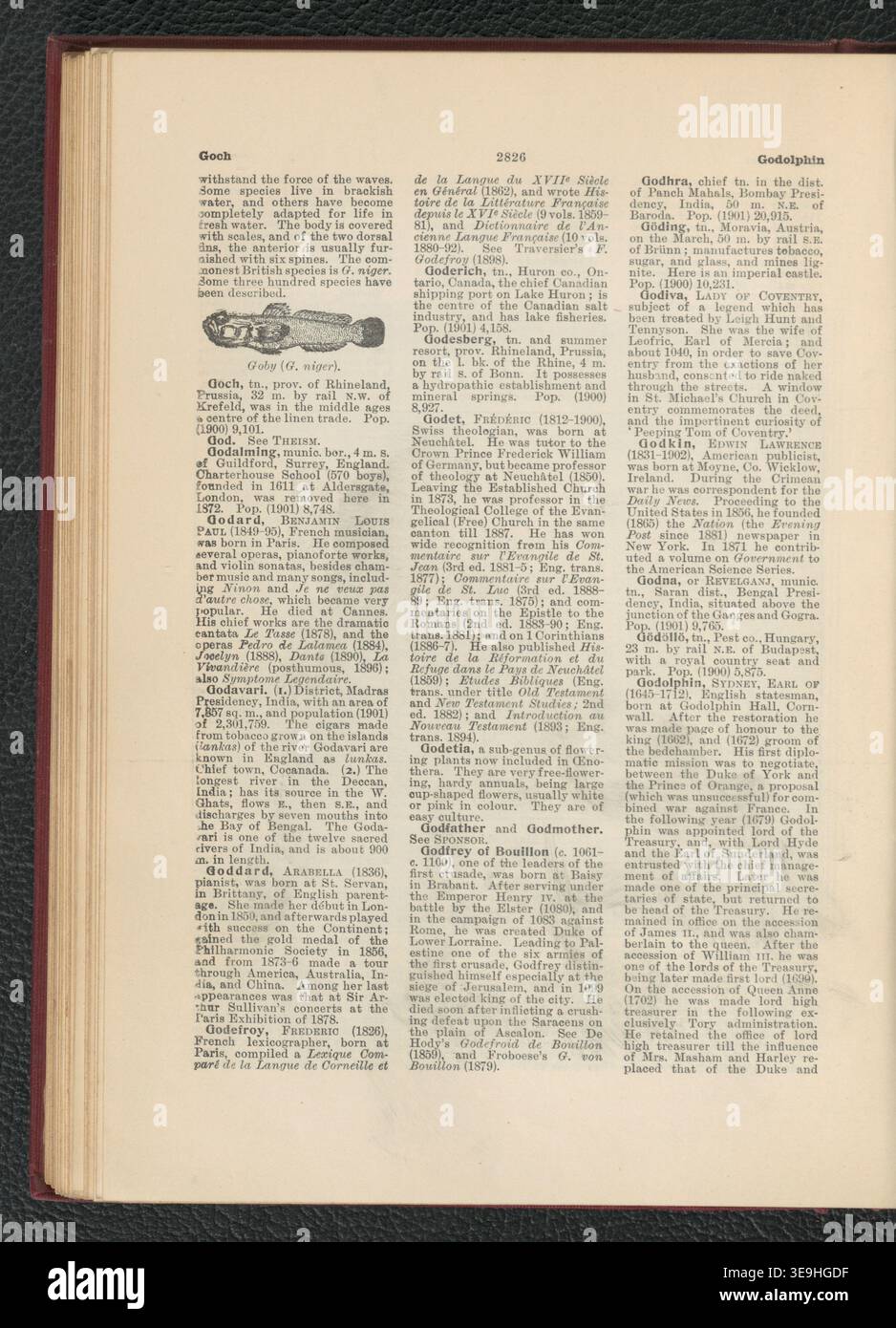 Band 4 der Harmsworth Encyclopaedia (1900), veröffentlicht von der Amalgamat Press, enthält detaillierte Artikel über Fars und Horwich mit Karten und Illustrationen als Referenz. Stockfoto