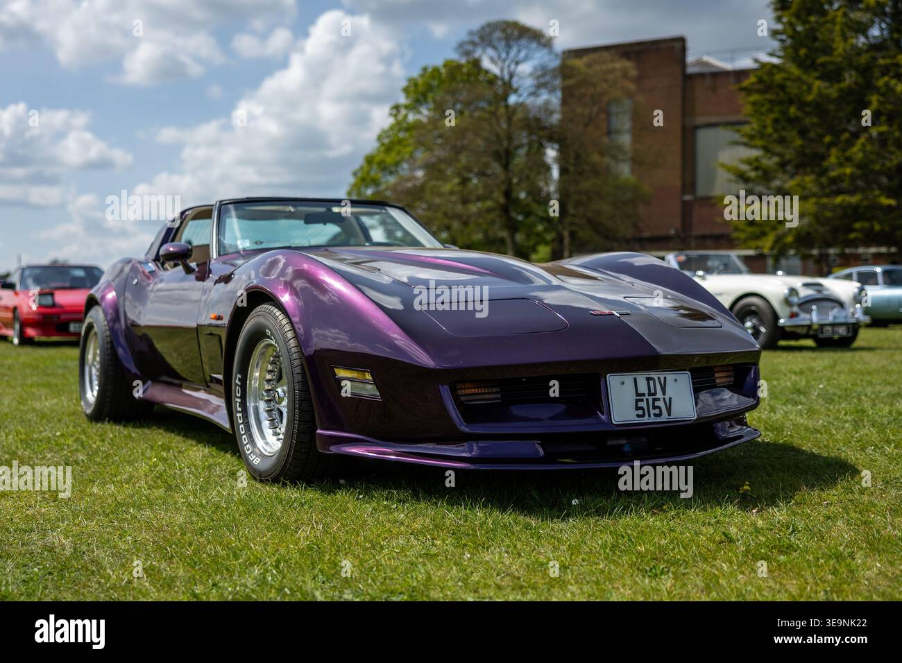 1979 1973 Chevrolet Corvette, ausgestellt auf der Bicester Motion Assembly am 16. März 2025. Stockfoto
