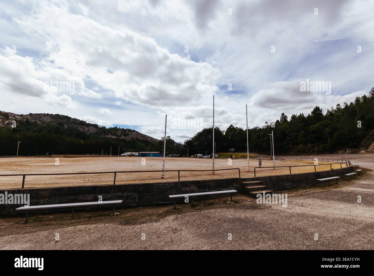 Die Stadt Queenstown in Tasmanien, Australien Stockfoto