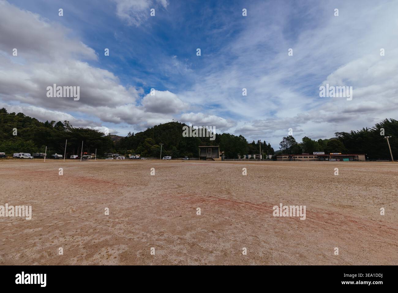 Die Stadt Queenstown in Tasmanien, Australien Stockfoto