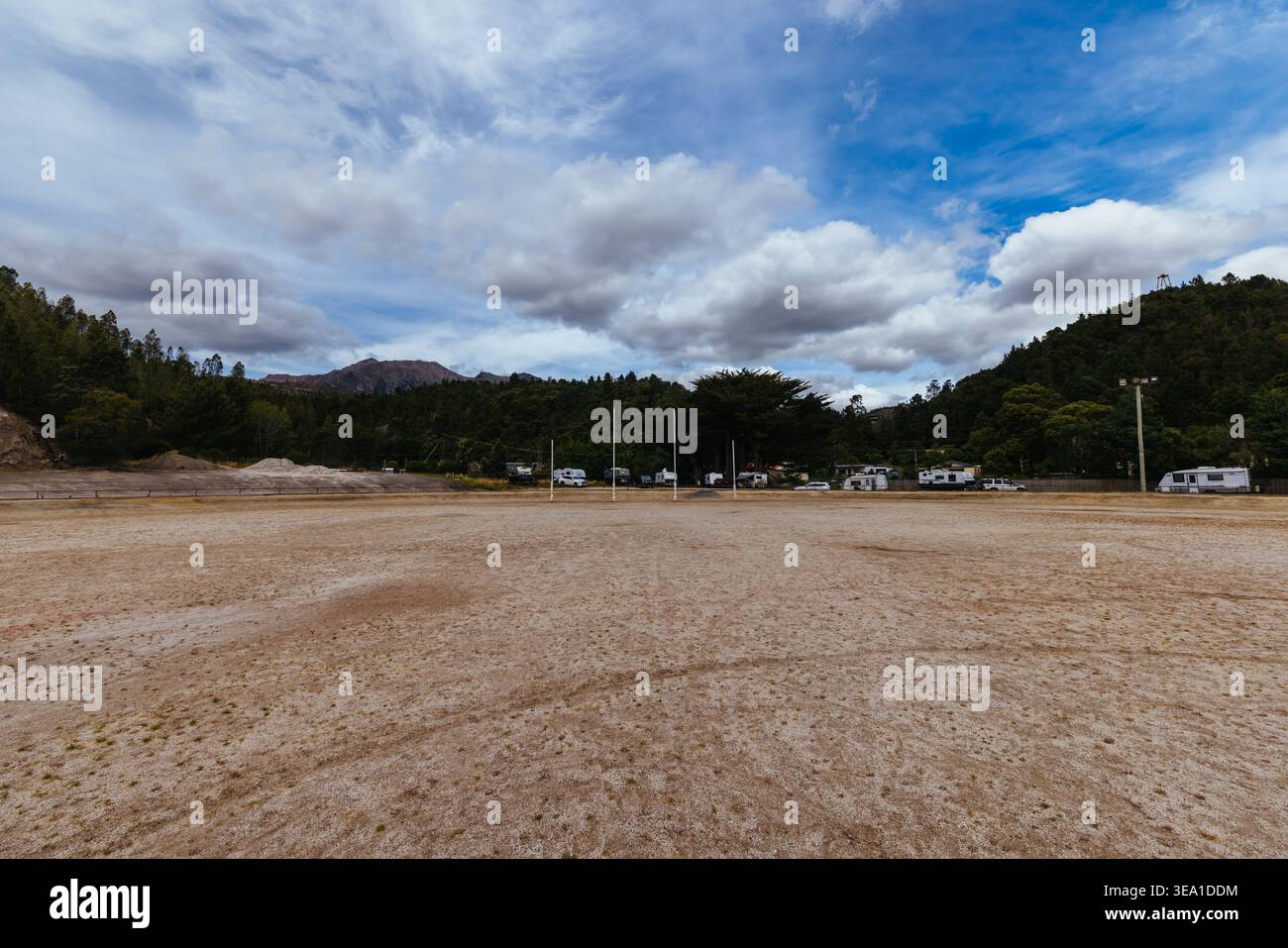 Die Stadt Queenstown in Tasmanien, Australien Stockfoto