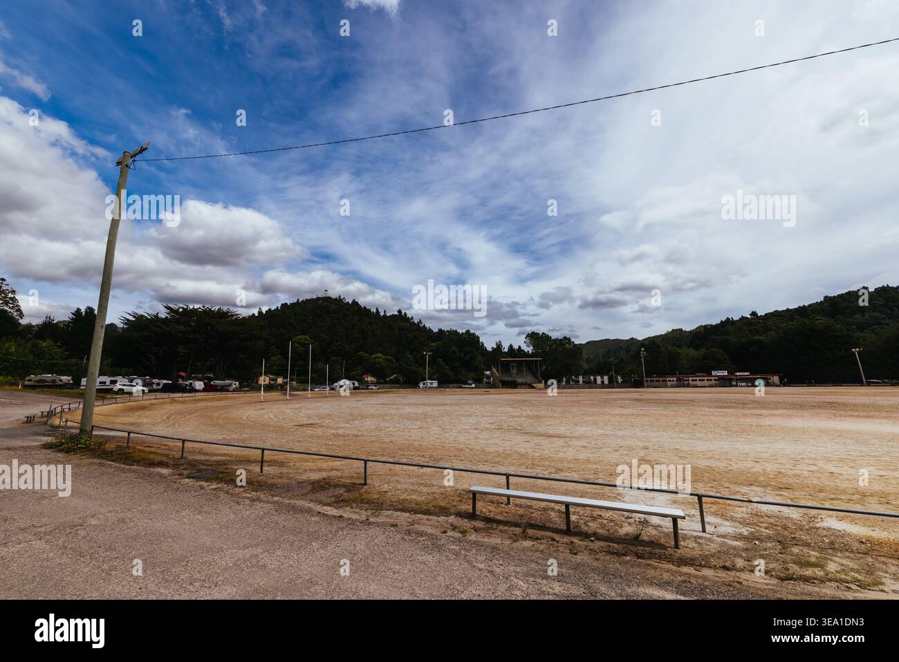 Die Stadt Queenstown in Tasmanien, Australien Stockfoto