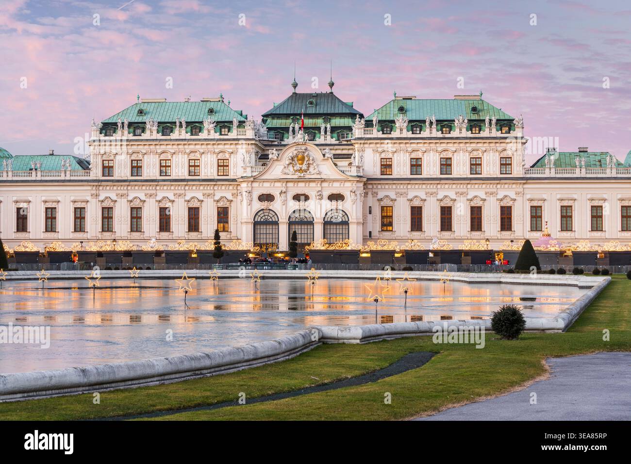 Schloss Belvedere, 3.Bezirk Landstraße, Wien, Österreich Stockfoto