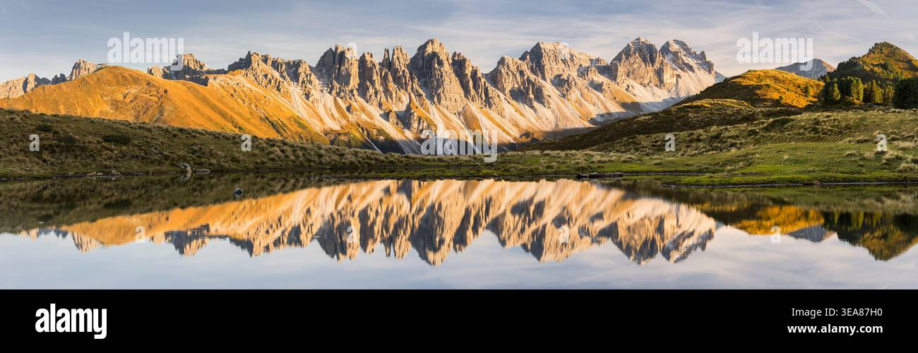 Kalkkögel, Salfainssee, Stubaier Alpen, Tirol, Österreich Stockfoto