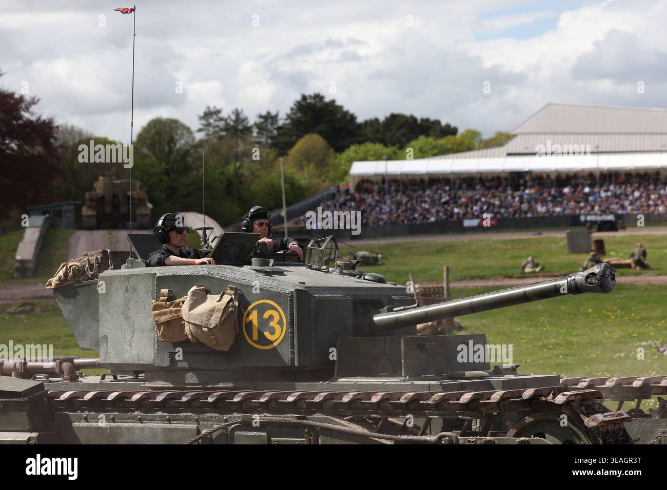 Churchill britischer Panzer aus dem Zweiten Weltkrieg Stockfoto