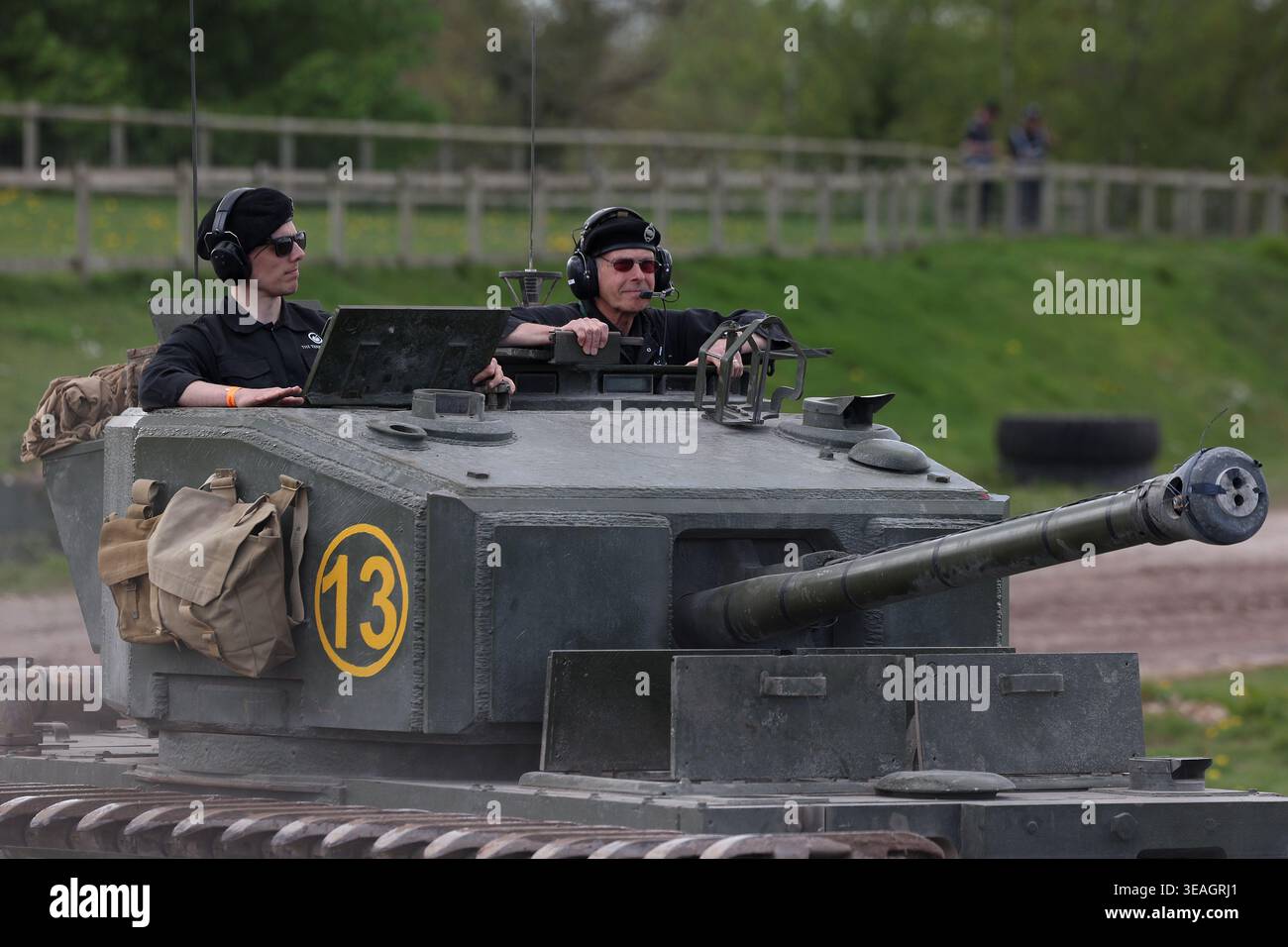 Churchill britischer Panzer aus dem Zweiten Weltkrieg Stockfoto