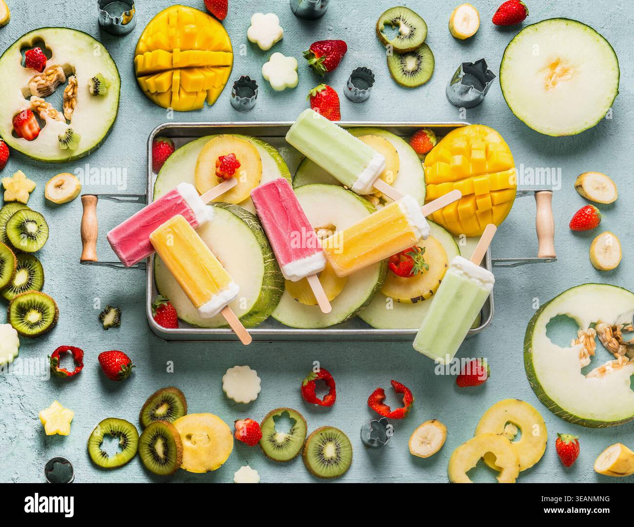 Eis, Eis, Eis, Eis, eis, eis, eis, Eis, Eis, Eis, Eis Stockfoto