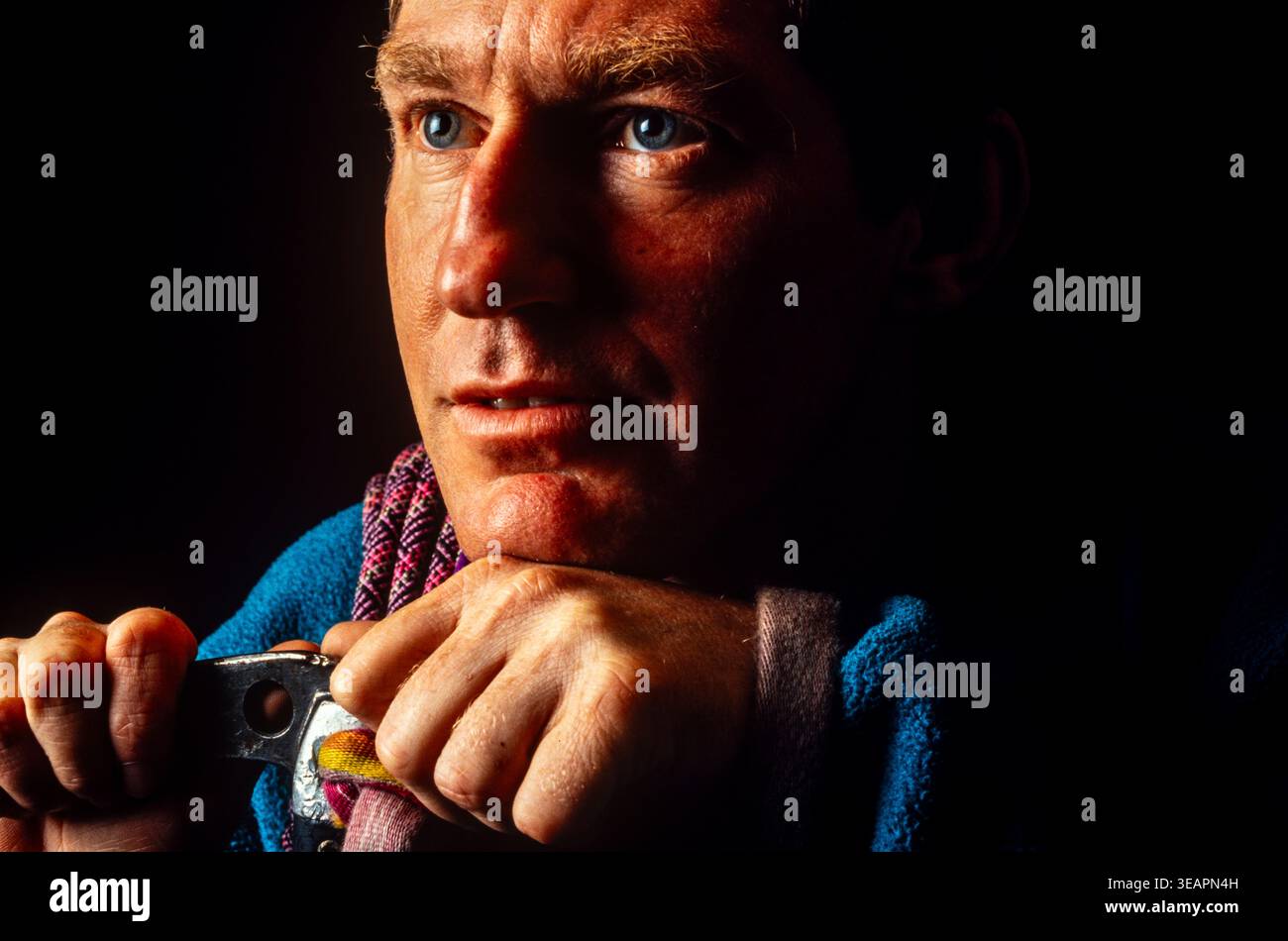Jonathan Pratt, Mountaineer, Brentwood, England, Mai 1994 Stockfoto