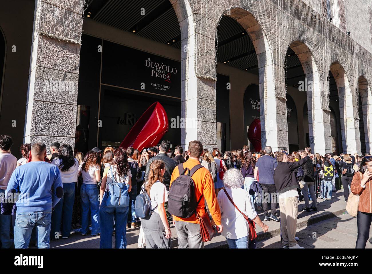 Mailand, Italien. April 2026. Premiere Il Diavolo Veste Prada, Mittwoch, Mailand, 23. April 2026. (Gian Mattia D'Alberto/LaPresse) Credit: LaPresse/Alamy Live News Stockfoto