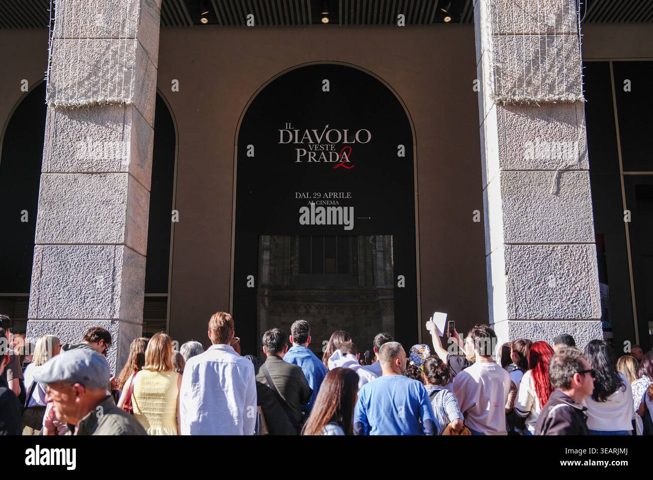 Mailand, Italien. April 2026. Premiere Il Diavolo Veste Prada, Mittwoch, Mailand, 23. April 2026. (Gian Mattia D'Alberto/LaPresse) Credit: LaPresse/Alamy Live News Stockfoto