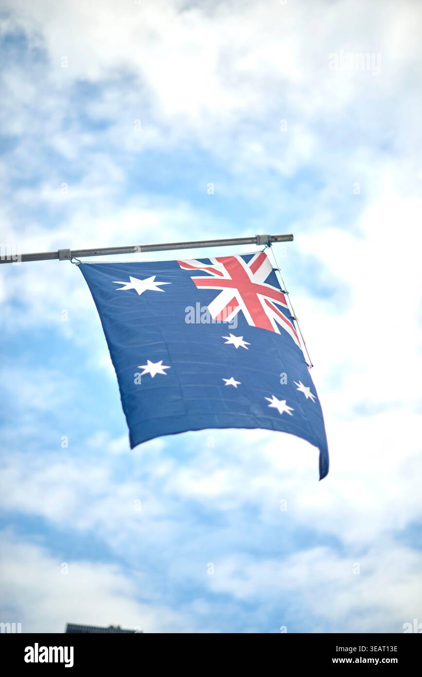 Australische Flagge Stockfoto