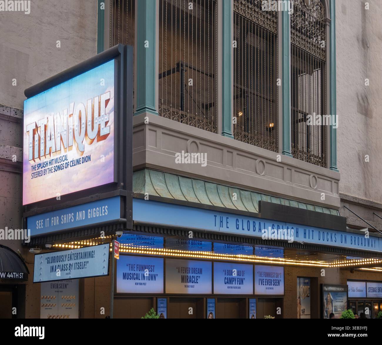 Titanique Musical im Saint James Theater am Broadway in Manhattan NYC Stockfoto