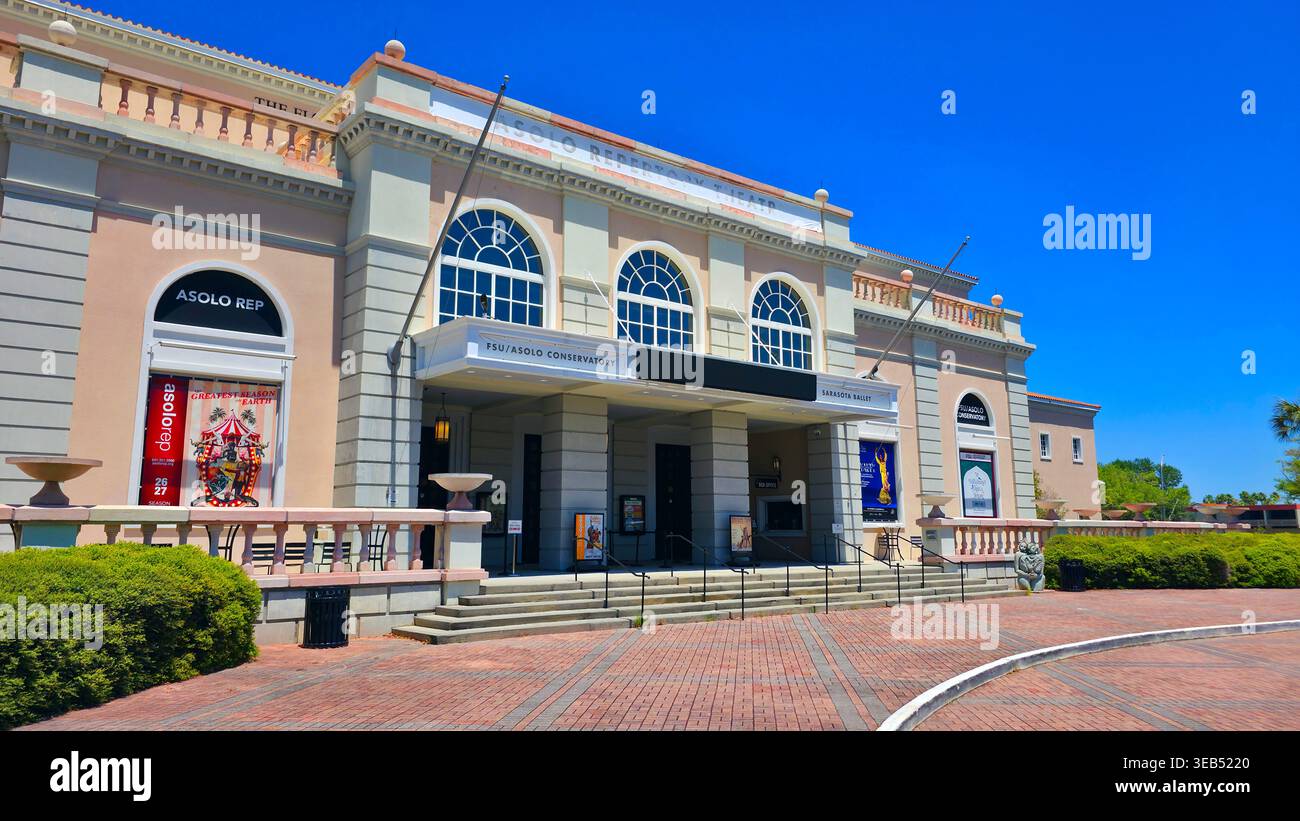 FSU Asolo Repertory und Sarasota Ballet Performing Arts Theater Sarasota Florida USA 04.21.2026 Stockfoto