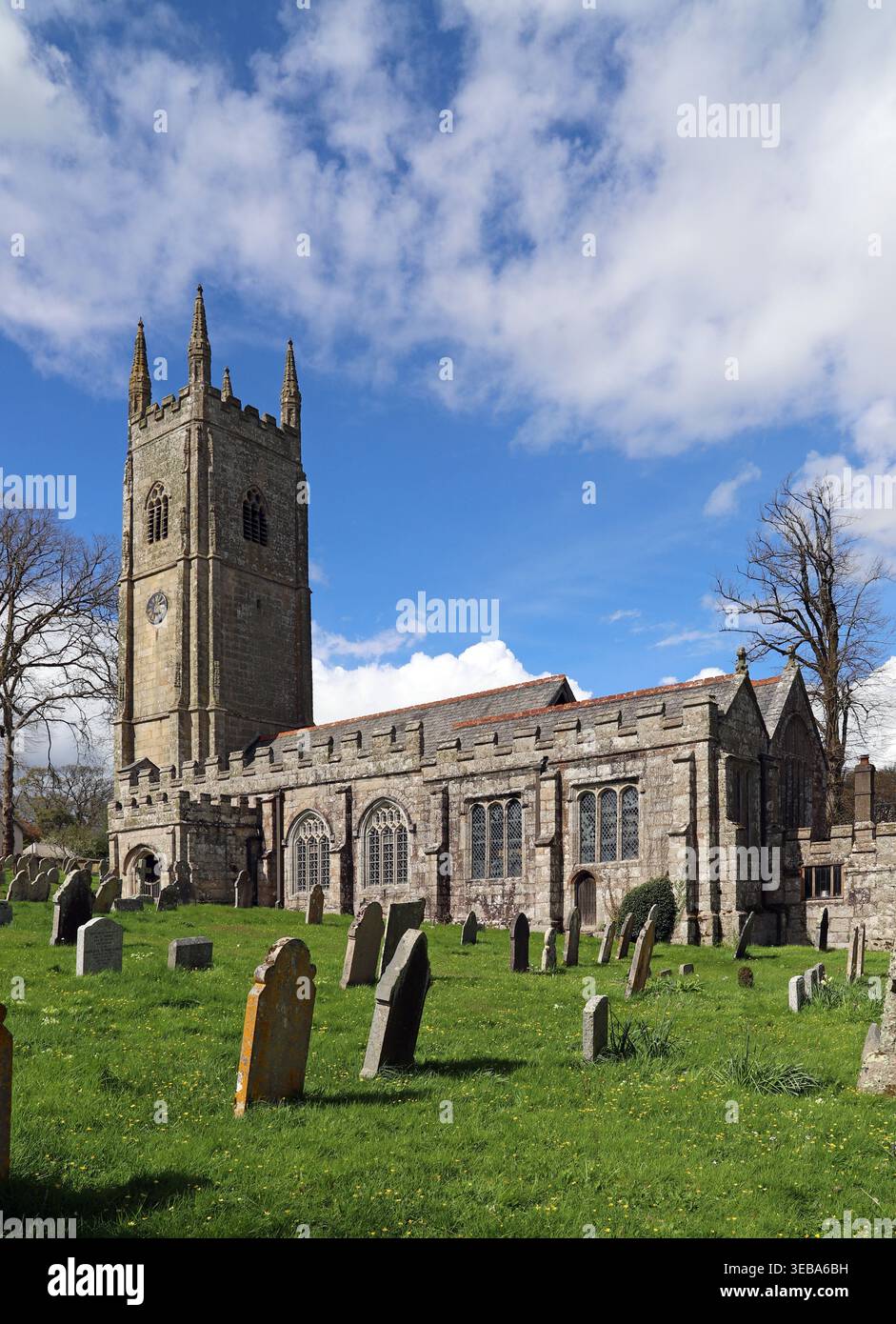 St. Andrew's Church, Sampford Courtenay, Devon Stockfoto
