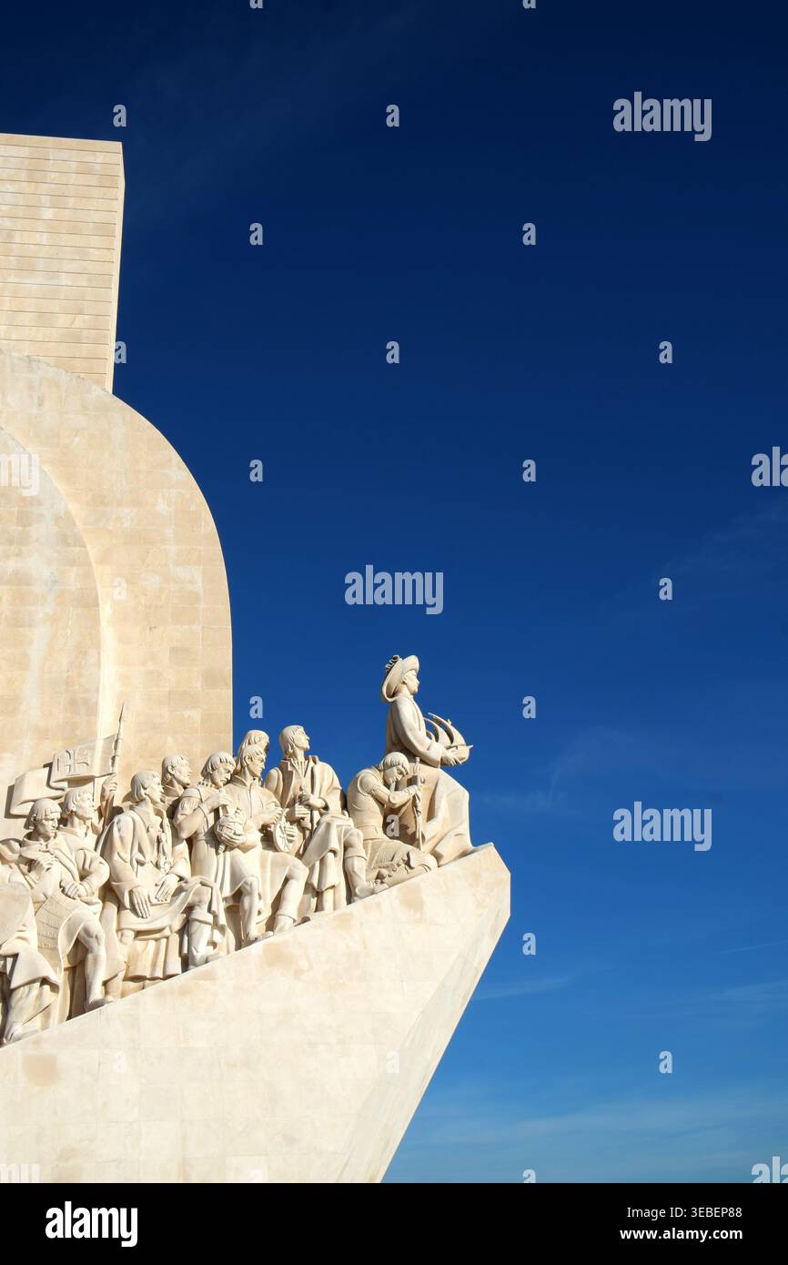 Denkmal der Entdeckungen, Belem, Lissabon, Portugal. Stockfoto