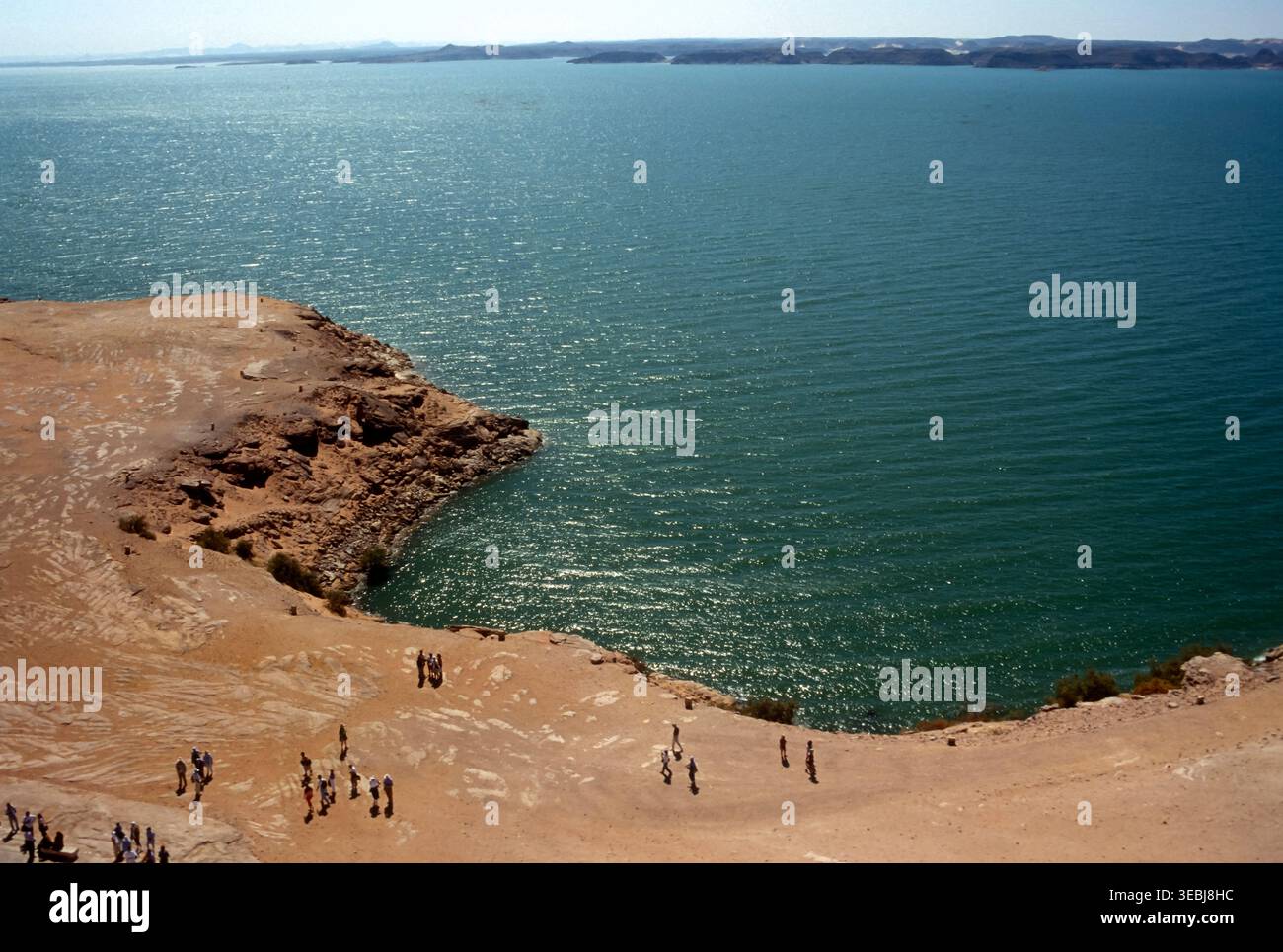 Luftaufnahme von Assuan und Abu-Simbel, Ägypten, Nordafrika Stockfoto