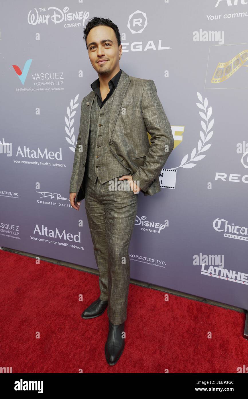 Auf dem Bild der Schauspieler Tonatiuh. Die Mexican-American Cultural Education Foundation (MACEF), A 501(c)3, wird ihr fünftes jährliches Mexican-American Film and Television Festival & Awards (MAFTF) im Harmony Gold Theater in Los Angeles abhalten. MAFTF ist mehr als nur das wichtigste Festival, das die 40 Millionen Amerikaner mexikanischer Abstammung repräsentiert. Es ist ein zweitägiges fest unserer Kultur und Künstler. Hier treffen sich mexikanisch-amerikanische und lateinamerikanische Film- und Fernsehmacher, um miteinander zu interagieren, zusammenzuarbeiten, Netzwerke zu vernetzen und gleichgesinnte Partner zu finden. Es ist eine Plattform, auf der Branchenführer mit Autom in Kontakt treten Stockfoto