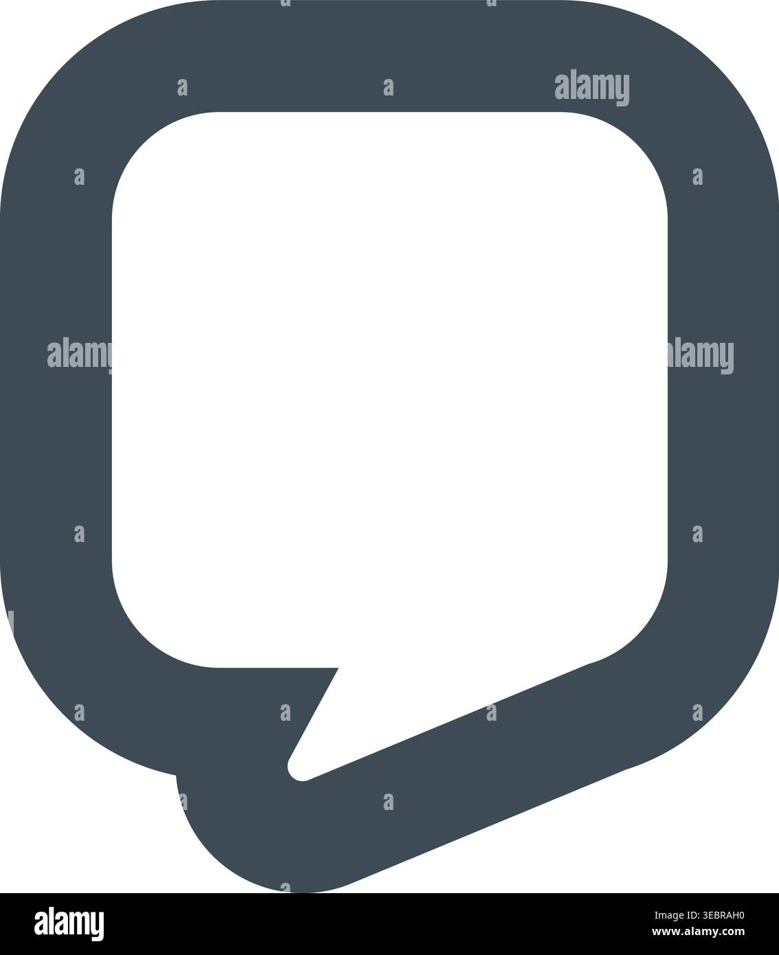 Chat Bubble Symbol Einfache Sprechballon Line Art Stock Vektor