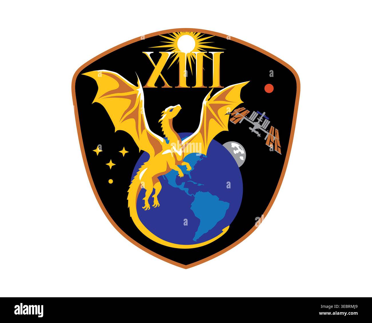 SpaceX Crew 13 Patch Stockfoto