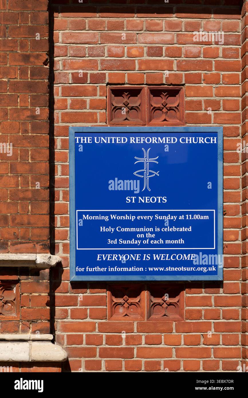 United Reformed Church, St Neots, Cambridgeshire, 2026 Stockfoto