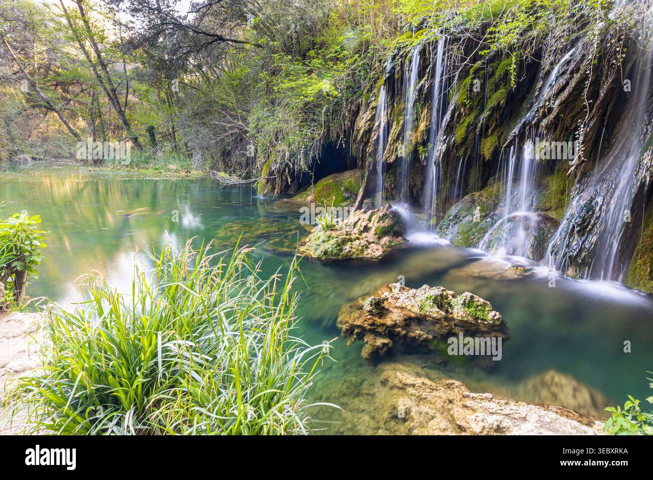 Gorges de les Planes, Planes d'Hostoles, Garrotxa, Girona, Spanien Stockfoto