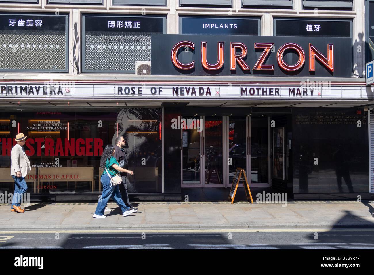 Curzon Cinema, Shaftesbury Avenue, SOHO, London, Großbritannien Stockfoto