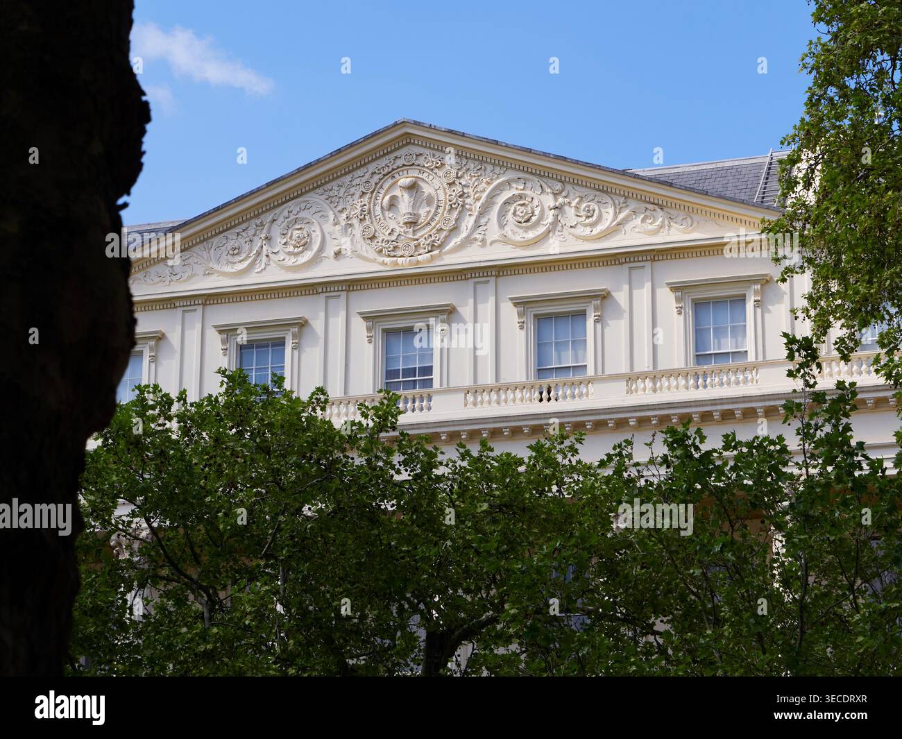 Carlton House, The Mall - Detail Stockfoto