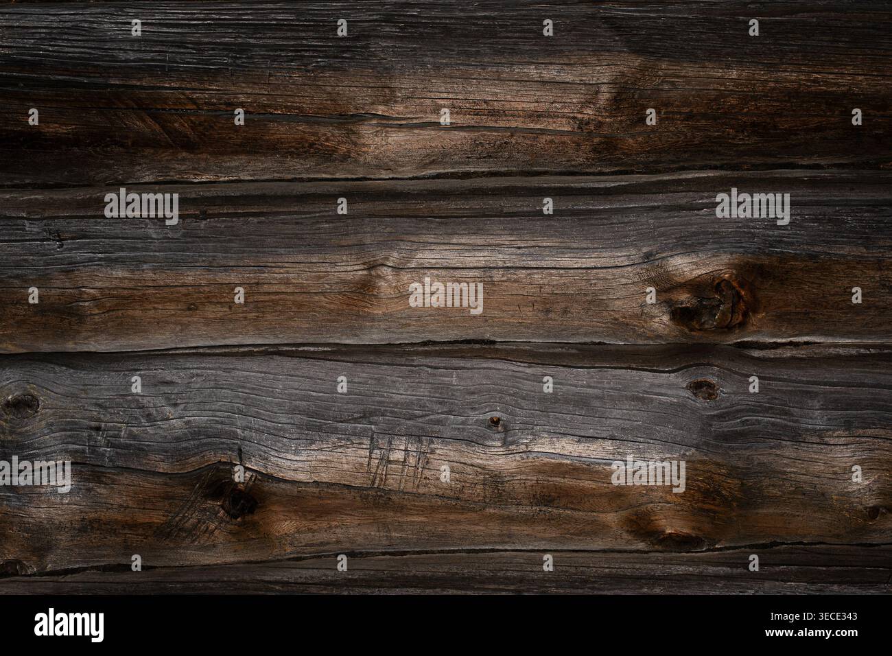 Dunkle Holzplanken-Textur. Stockfoto Stockfoto