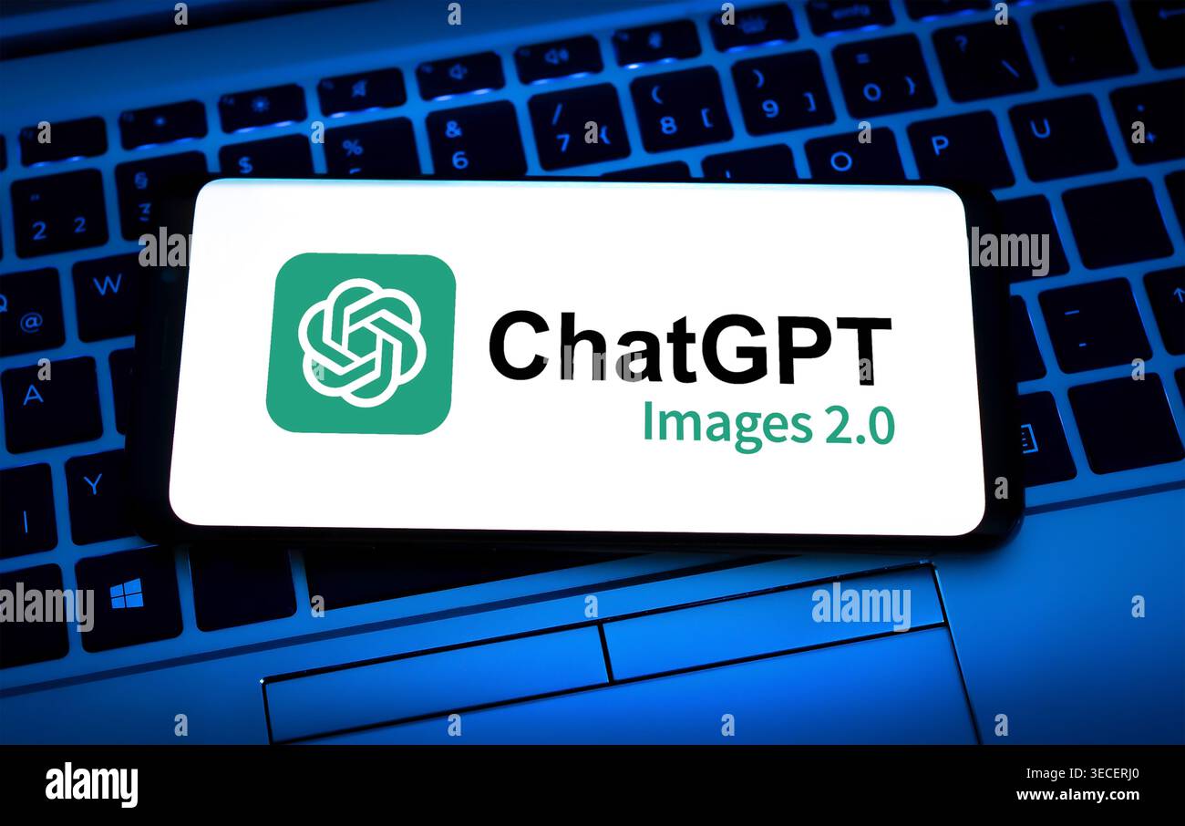 Bilder 2,0 von ChatGPT Stockfoto