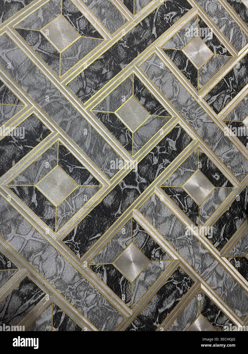Geometrische Muster - Smartphone-aufgenommenes Stockfoto