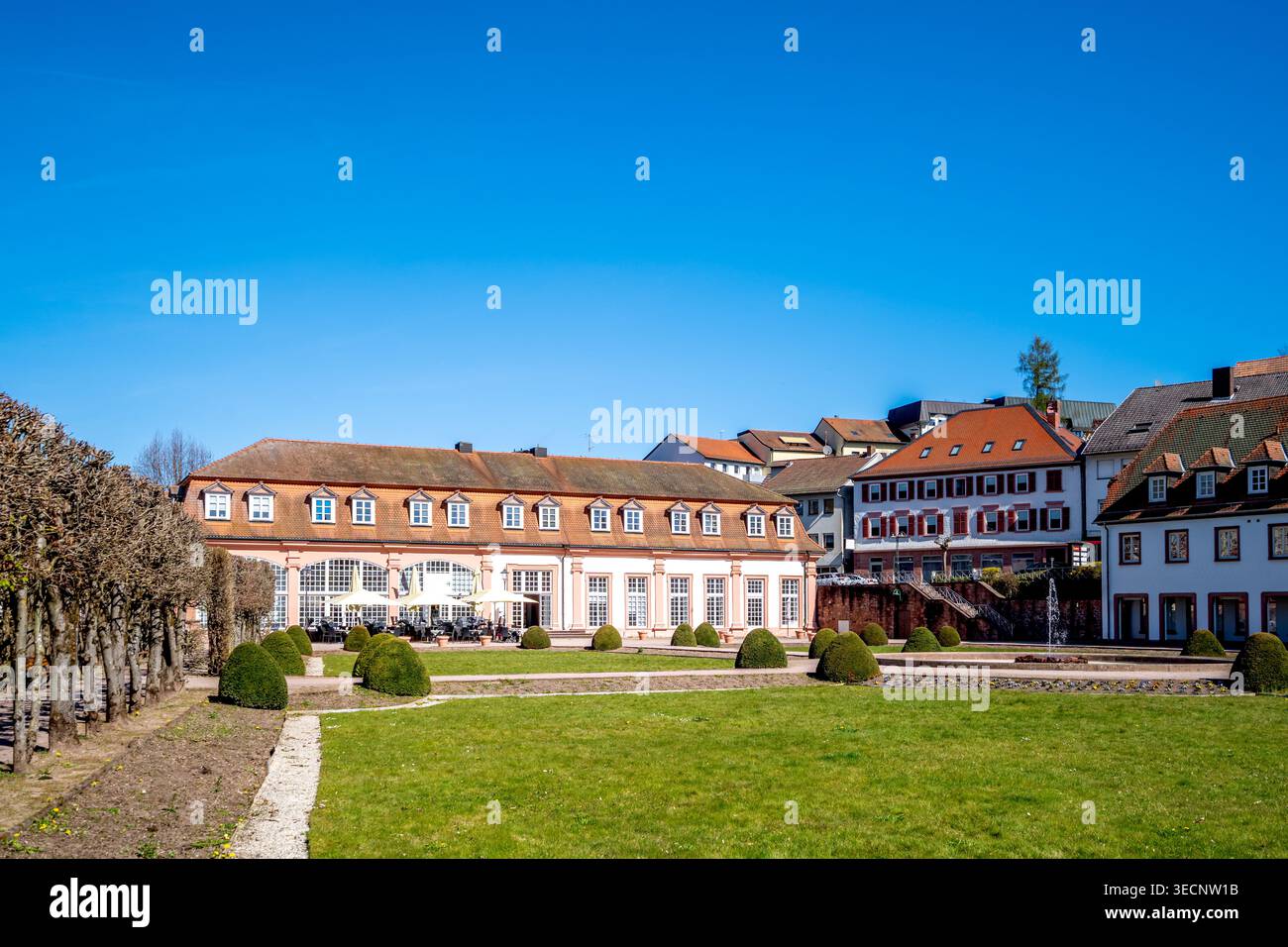 Altstadt von Erbach, Deutschland Stockfoto