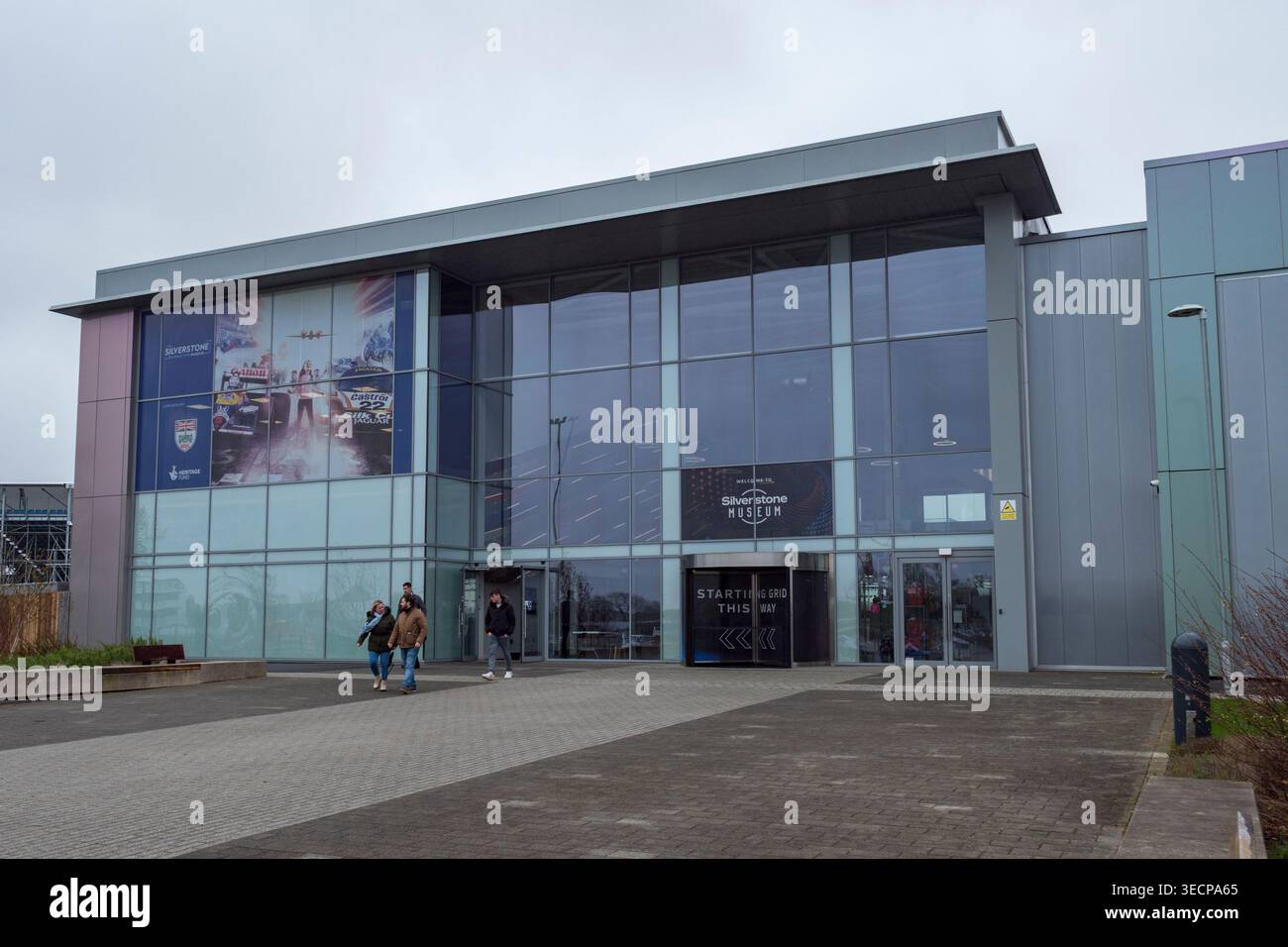 Außenansicht des Silverstone Museums, Stockfoto