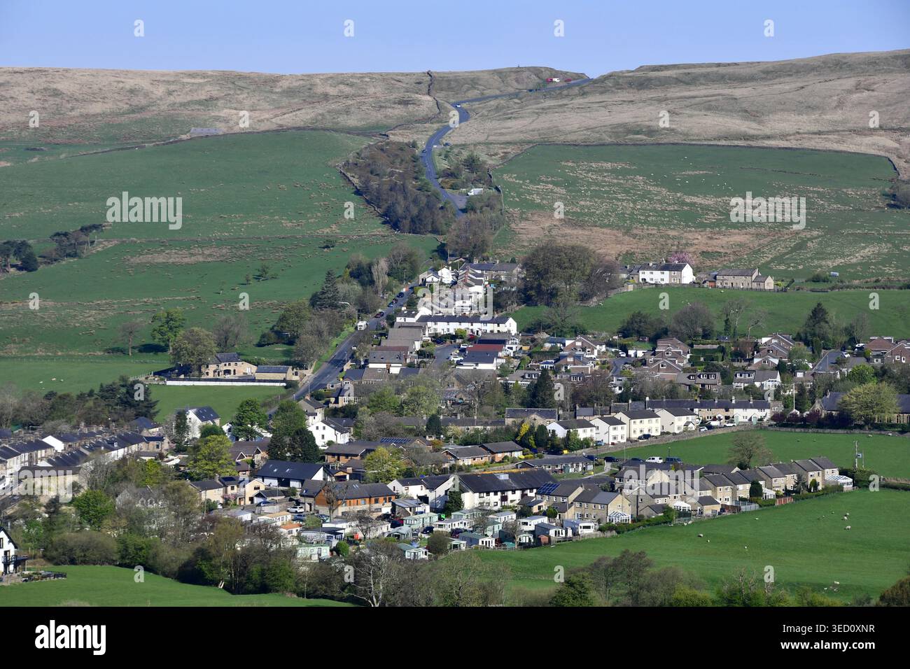 Sabden Village in der Nähe von Pendleton, Ribble Valley, Lancs Stockfoto