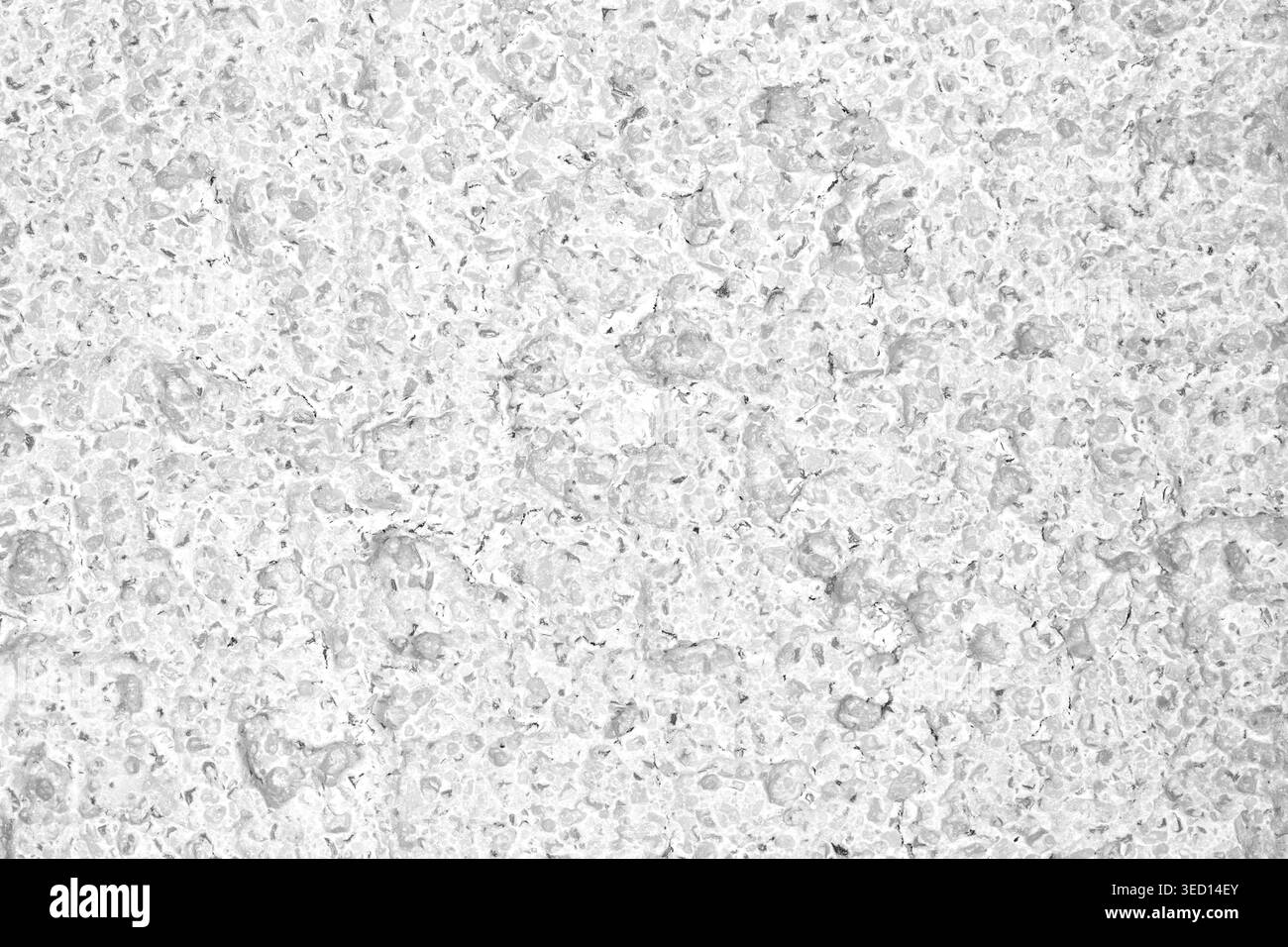 Beton und Kieselsteine sind schwarz-weiß Stockfoto