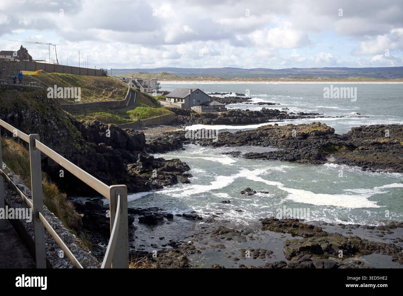 Port Path Coastal Walking Route Teil des Causeway Coastal Walk portstewart, County derry, Nordirland, großbritannien Stockfoto