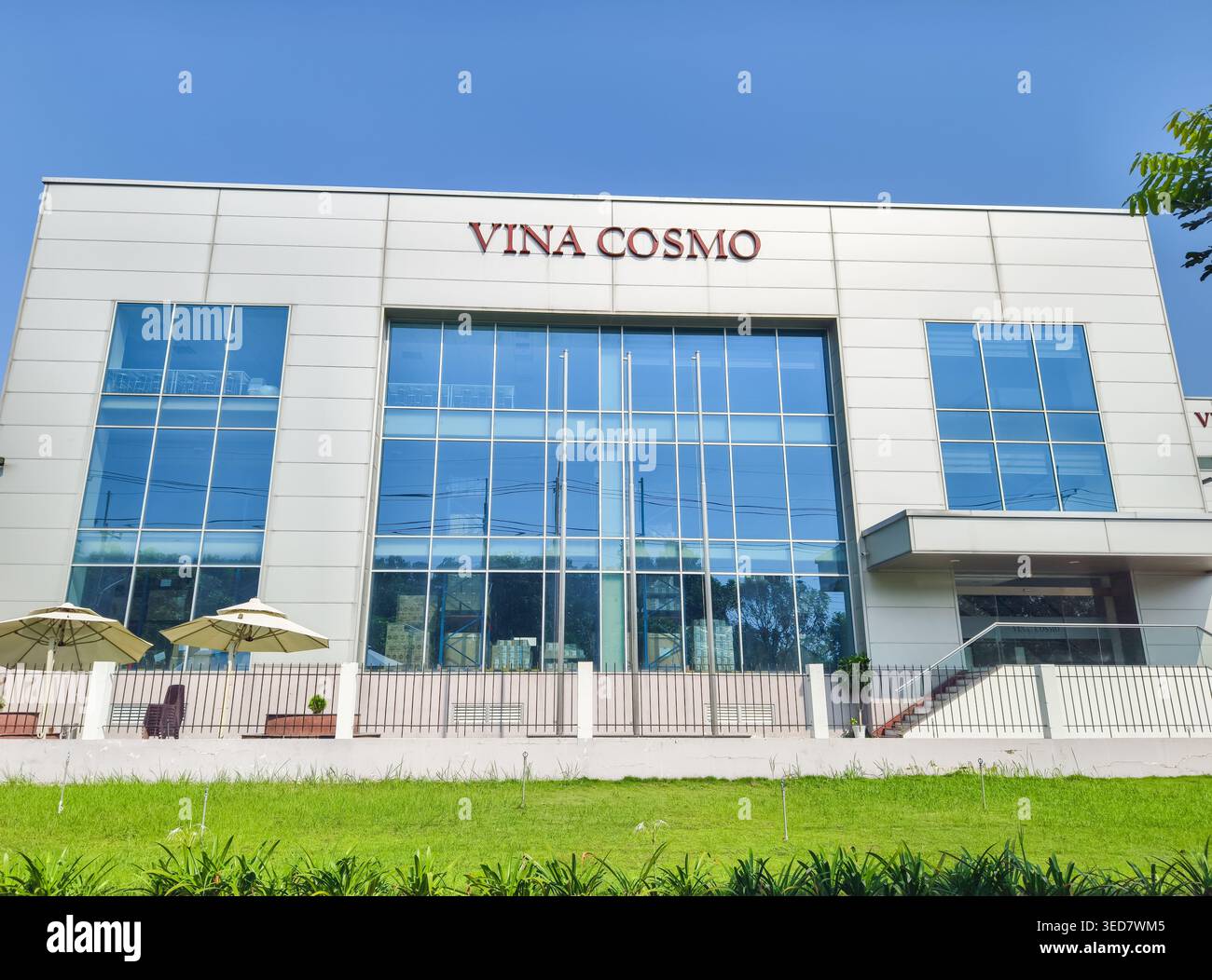 Vina Cosmo Factory, eine Kosmetikfabrik in der Tan Thuan Export Processing Zone im Bezirk 7, Ho Chi Minh City, Vietnam Stockfoto