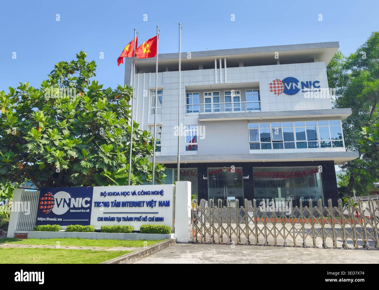 Vietnam Internet Network Information Center (VNNIC) Hauptsitz, Unternehmen, das Vietnams Internetressourcen verwaltet, Ho Chi Minh City, Vietnam, Asien Stockfoto