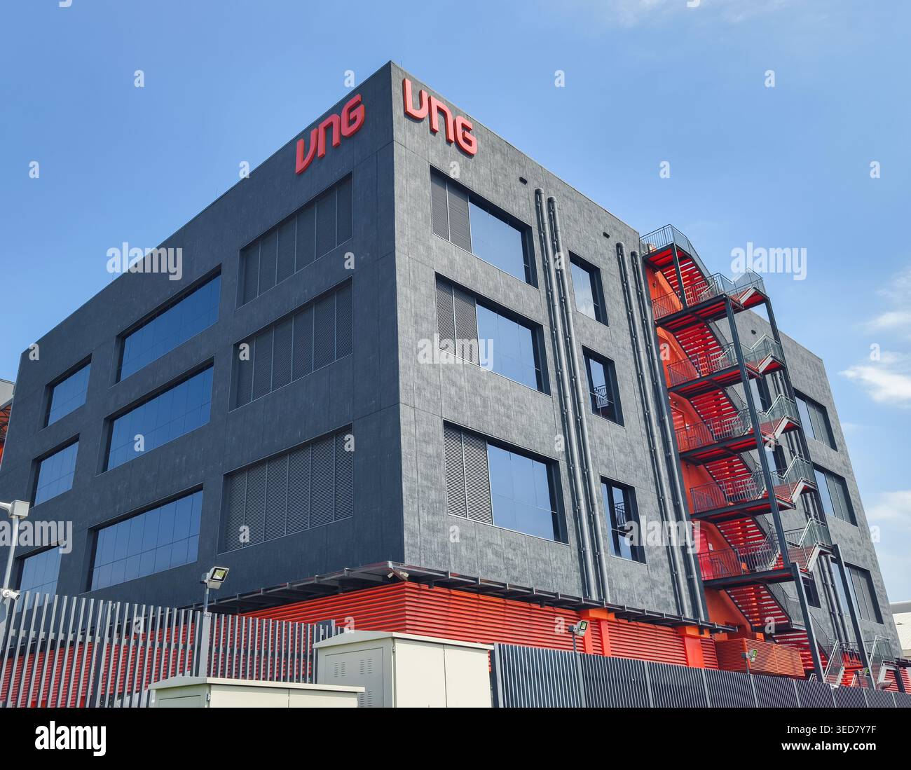 VNG-Rechenzentrum in der Tan Thuan Export Processing Zone, Bezirk 7, Ho Chi Minh City Stockfoto
