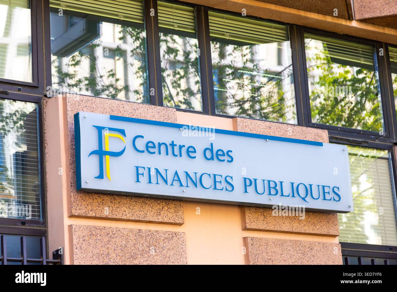 Frankreich, rhone-Alpes, Rhone, Lyon. Öffentliches Finanzzentrum. Regionalmanagement Stockfoto
